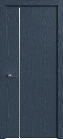 Межкомнатная дверь VISION 43 Структурированная эмаль, (310) Темно-синий ясень, 600/700/800*2000 мм. «Sofia» в Ярославле